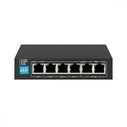 Network Switch Extralink KRIOS PoE 4x Gigabit PoE/PoE+, 2x RJ45 60W