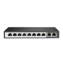 Network Switch Extralink Perses 8x Ex-Sg1008pe 10/100/1000m Tx Poe At/Af, 2x Ge Sfp Full Gigabit Poe