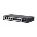 Network Switch Extralink Perses 8x Ex-Sg1008pe 10/100/1000m Tx Poe At/Af, 2x Ge Sfp Full Gigabit Poe