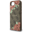 Guess 4G Flowers Print MagSafe Apple iPhone 17e / 16e brown