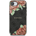 Guess 4G Flowers Print MagSafe Apple iPhone 17e / 16e black