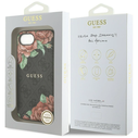 Guess 4G Flowers Print MagSafe Apple iPhone 17e / 16e black