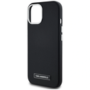 Karl Lagerfeld FW Metal Plate MagSafe Apple iPhone 15 black