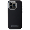 Karl Lagerfeld FW Metal Plate MagSafe Apple iPhone 15 Pro Max black