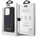 Karl Lagerfeld FW Metal Plate MagSafe Apple iPhone 15 Pro Max black