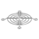 Delock Σχάρα 60mm Ανεμιστήρα 67305 Μεταλλική Ασημί 4043619673056