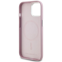 Karl Lagerfeld FW Metal Plate MagSafe Apple iPhone 15 pink