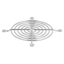 Delock Σχάρα 92mm Ανεμιστήρα 67307 Μεταλλική Ασημί 4043619673070