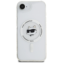 Karl Lagerfeld IML Metal Choupette Head MagSafe Apple iPhone 17e / 16e white