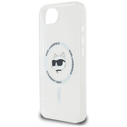 Karl Lagerfeld IML Metal Choupette Head MagSafe Apple iPhone 17e / 16e white