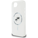 Karl Lagerfeld IML Metal Karl & Choupette Heads MagSafe Apple iPhone 17e / 16e white