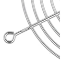Delock Σχάρα 120mm Ανεμιστήρα 67308 Μεταλλική Ασημί 67308