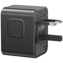 USAMS Travel Adapter CC308 USB-C + USB-A 17W 4in1 US/AU/EU/UK black