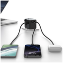 USAMS Travel Adapter CC308 USB-C + USB-A 17W 4in1 US/AU/EU/UK black