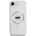 Karl Lagerfeld IML Metal Karl Head MagSafe Apple iPhone 17e / 16e white