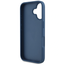 Guess Grained Roses Big 4G logo Apple iPhone 16 blue