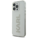 Karl Lagerfeld IML Rhinestones Logo Apple iPhone 16 Pro clear
