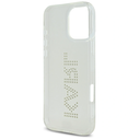 Karl Lagerfeld IML Rhinestones Logo Apple iPhone 16 Pro clear