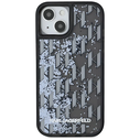 Karl Lagerfeld Liquide Glitter Monogram Gradient Apple iPhone 15 black
