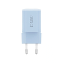Tech-Protect NCM33W 2-port USB-A, USB-C Network Charger PD 33W / QC3.0 Baby Blue
