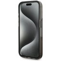 Karl Lagerfeld Liquide Glitter Monogram Gradient Apple iPhone 15 Pro black