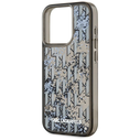 Karl Lagerfeld Liquide Glitter Monogram Gradient Apple iPhone 15 Pro black