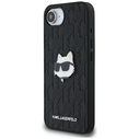 Karl Lagerfeld Monogram Choupette Head Pin Apple iPhone 17e / 16e black