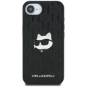 Karl Lagerfeld Monogram Choupette Head Pin Apple iPhone 17e / 16e black