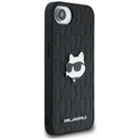 Karl Lagerfeld Monogram Choupette Head Pin Apple iPhone 17e / 16e black