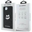 Karl Lagerfeld Monogram Choupette Head Pin Apple iPhone 17e / 16e black