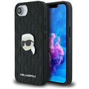 Karl Lagerfeld Monogram Karl Head Pin Apple iPhone 17e / 16e black