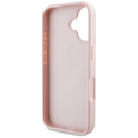 Guess Grained Roses Big 4G logo Apple iPhone 16 pink
