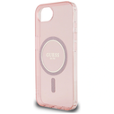 Guess IML Glitter Circle MagSafe Apple iPhone 17e / 16e pink