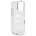 Guess IML Metal Colored Circle Classic Logo MagSafe Apple iPhone 16 Pro white