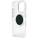 Guess IML Metal Colored Circle Classic Logo MagSafe Apple iPhone 16 Pro black