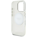 Guess IML Metal Colored Circle Classic Logo MagSafe Apple iPhone 16 Pro Max white