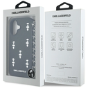 Karl Lagerfeld Saffiano Crystals w/Chain Apple iPhone 16 black