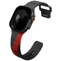 UNIQ Stride De Rubber Strap Apple Watch 6/7/8/9/10/SE/Ultra 1/2 44/45/46/49mm charcoal