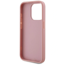 Karl Lagerfeld Wrinkled Metal Signature Apple iPhone 15 Pro Max pink