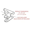 Master Lock 1488EURDAT Ground Anchor (Ground Ring)