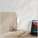 4smarts FlatPlug Slim Dual 45W GaN 2xUSB-C power charger white