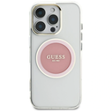 Guess IML Metal Colored Circle Classic Logo MagSafe Apple iPhone 16 Pro Max pink