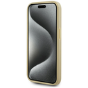 Karl Lagerfeld Wrinkled Metal Signature Apple iPhone 15 Pro gold