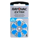 RAYOVAC Μπαταρίες Ακουστικών Βαρηκοΐας 675MF Mercury Free 1.45V 6τμχ