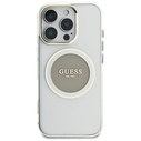 Guess IML Metal Colored Circle Classic Logo MagSafe Apple iPhone 16 Pro Max grey