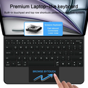 Tech-Protect SmartCase Magnetic + Keyboard Apple iPad Pro 12.9” 4 / 5 / 6 / 2020-2022 / Air 13” 1 / 2 / 2024-2025 Black