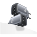 USAMS CC305 T66 45W GaN 2xUSB-C Wall Charger tarnish