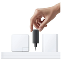 USAMS Xiang Series CC296 30W USB-A, USB-C Wall Charger + USB-C Cable white