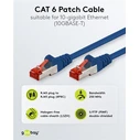 Goobay S/FTP Cat.6 (Gigabit) Καλώδιο Δικτύου Ethernet 5m Μπλε 68270