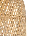 Bamboo Tower - Κρεμαστό Μονόφωτο Φωτιστικό E27 από Φυσικό Μπαμπού (25 x 25 x 50 cm) - VenCore